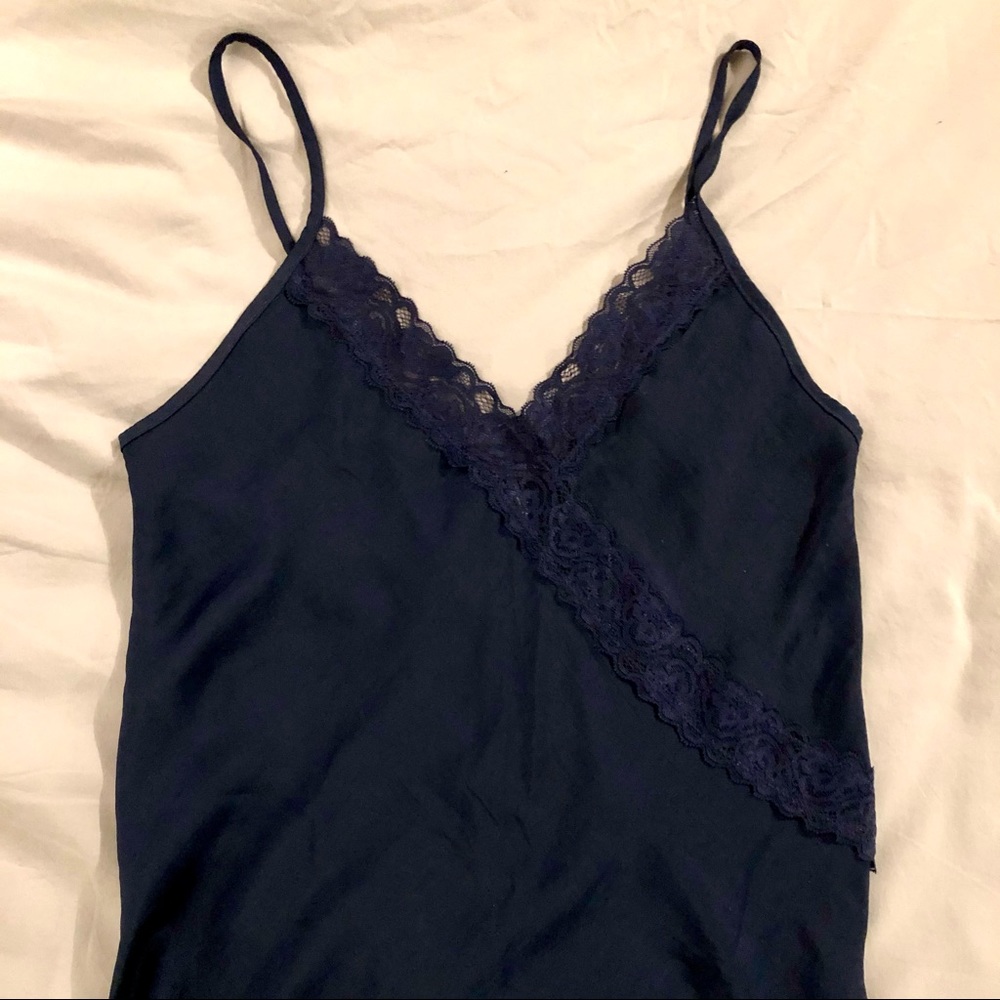 Gap Navy Silk Camisole